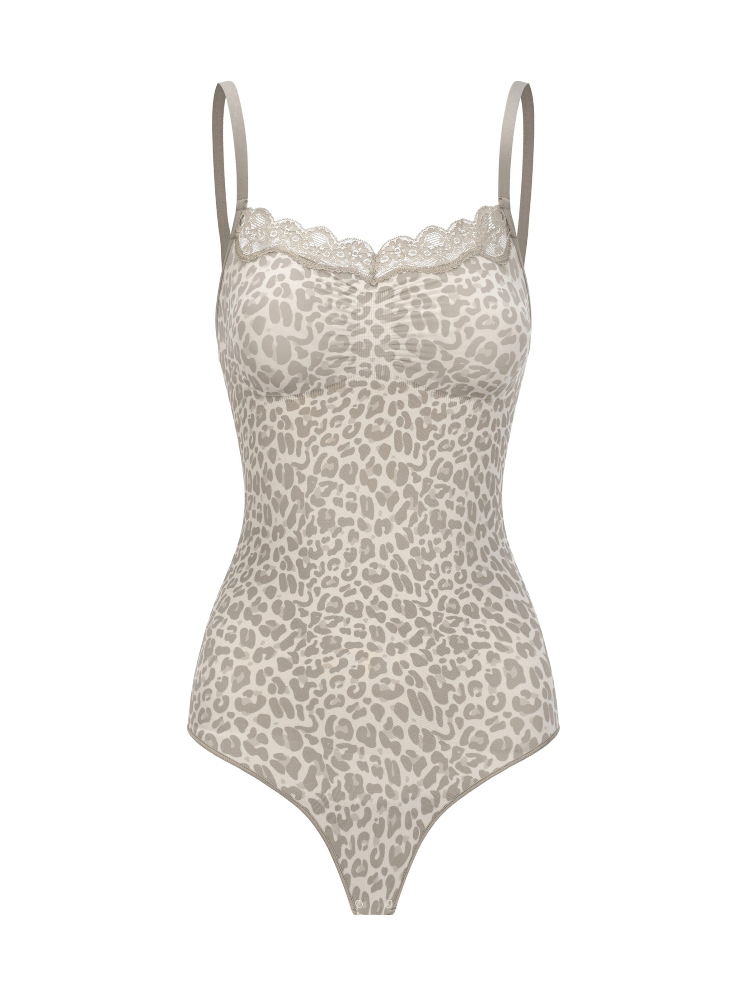 cfab Body modelant 'Bodysuit Sculpting Shapewear mit Lace' en XS en beige foncé, Vue avec produit