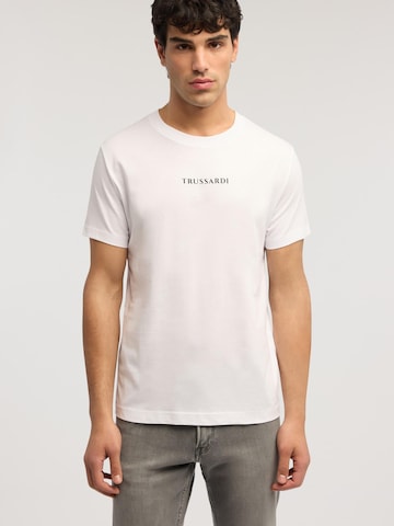 Trussardi Shirt in Wit: voorkant