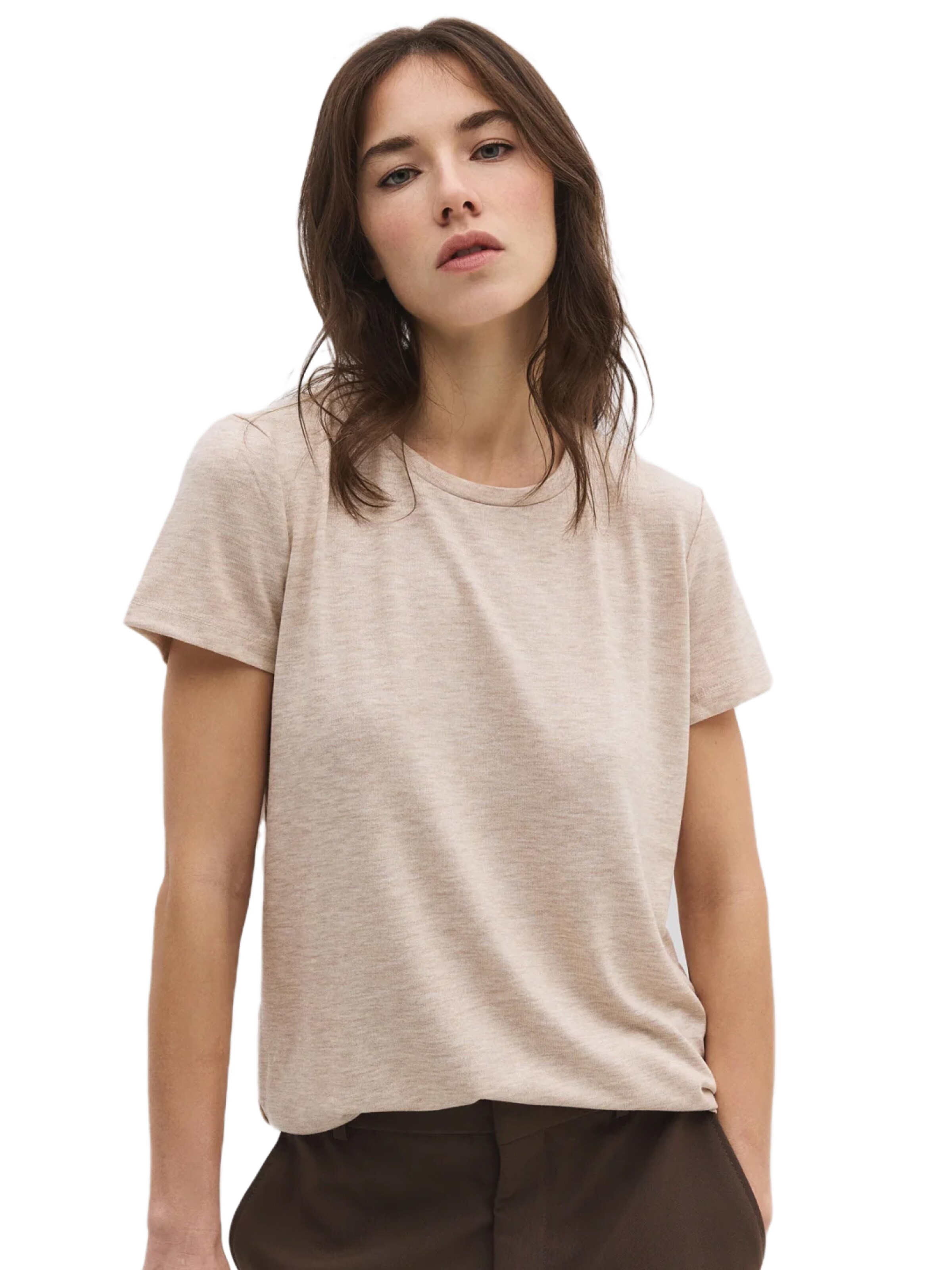 No Matter What Shirt in Beige: front