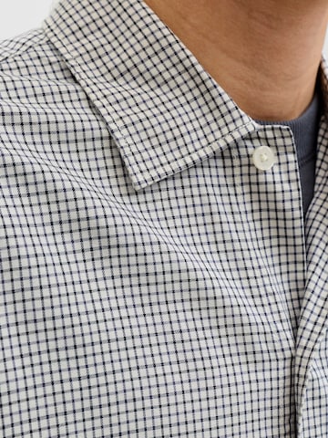 JACK & JONES Comfort fit Button Up Shirt 'JORAustin' in Grey