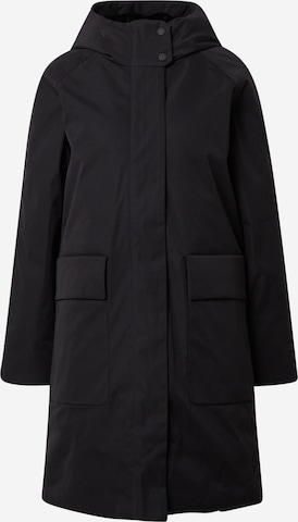 elvine Winter Coat in Black: front