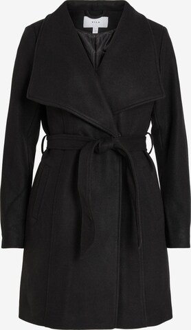 VILA Between-Seasons Coat 'Director Lus' in Black: front