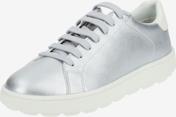 GEOX Sneakers laag in Zilver: voorkant