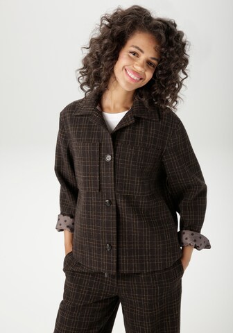 Aniston CASUAL Between-Season Jacket in Brown: front