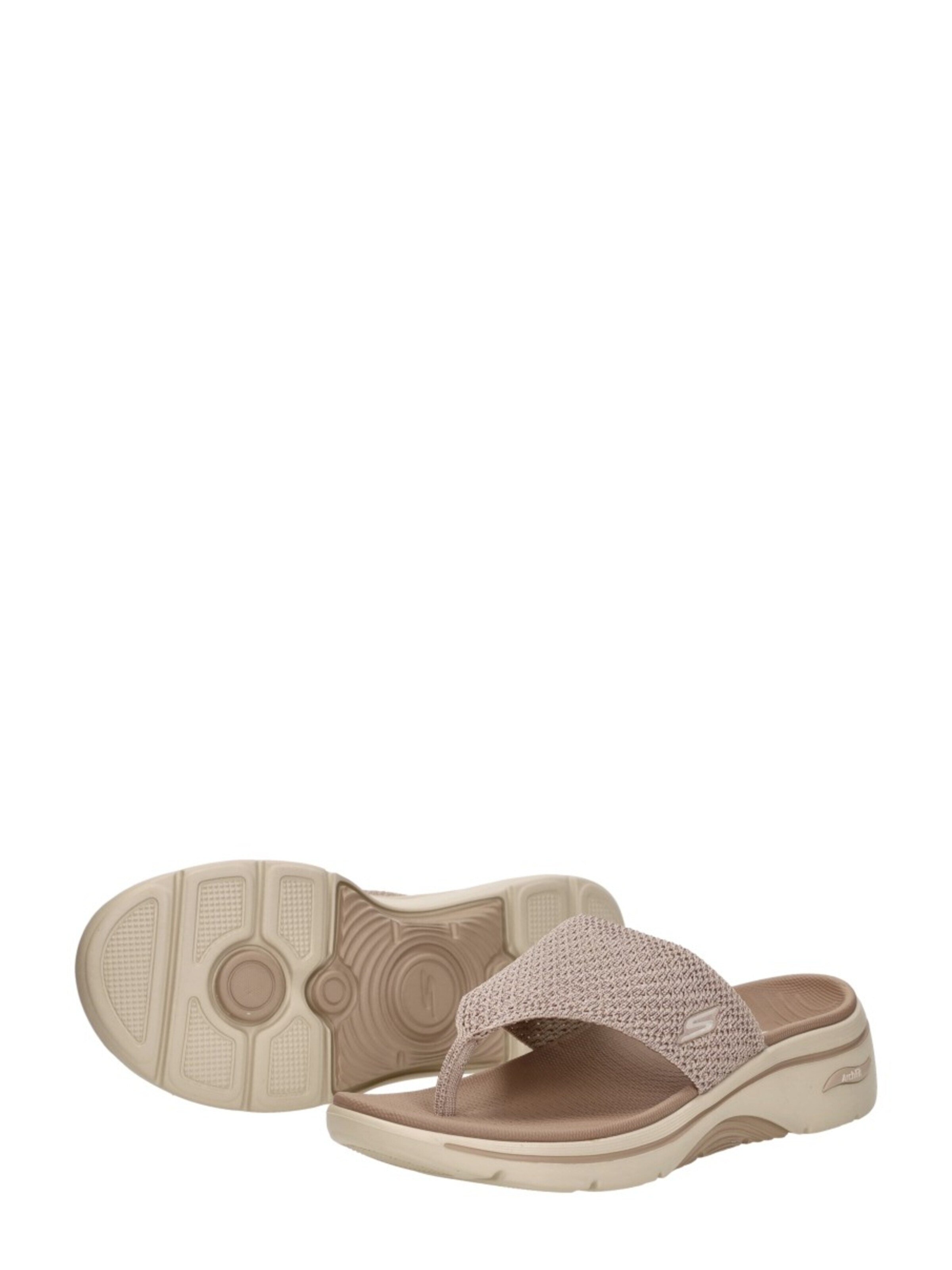 SKECHERS Teenslipper 'Go Walk Arch Fit 2.0' in Beige