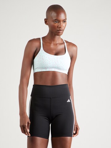 ADIDAS PERFORMANCE Bustier Sport-BH 'ALL ME' in Blau: Vorderseite