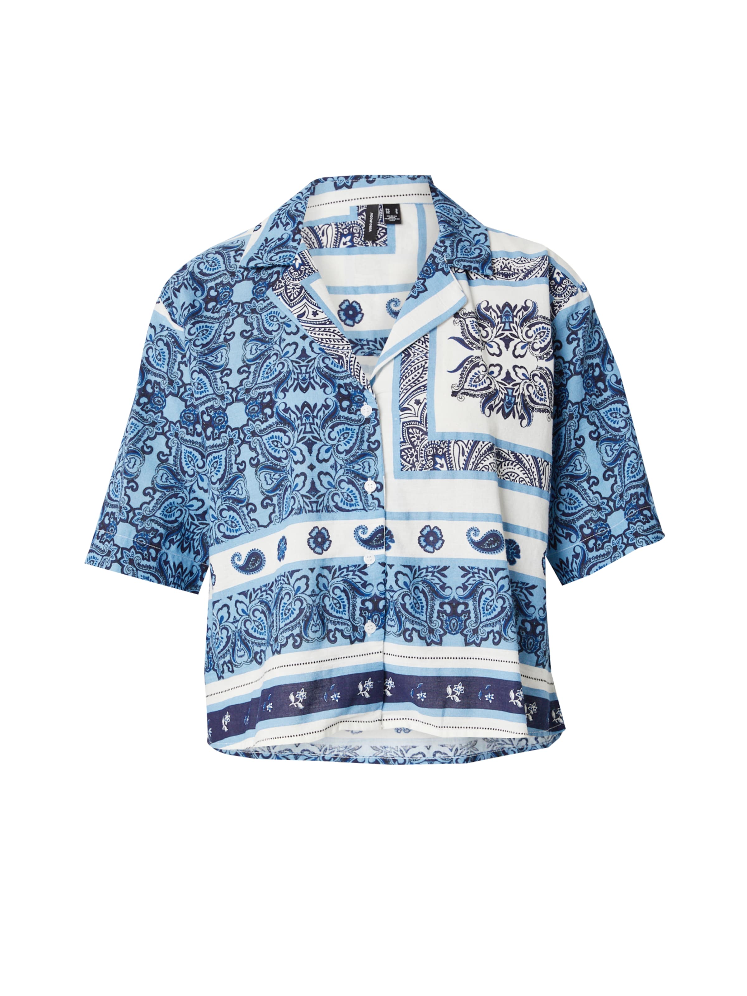 VERO MODA Blouse 'VMMILAN OMIA' in Blue: front