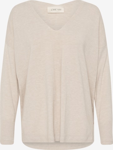 Cream Sweater 'Dela ' in Beige: front