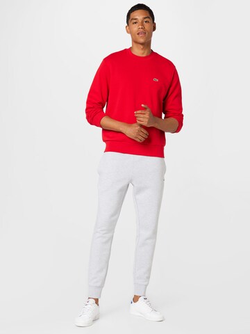 LACOSTE - Sweatshirt em vermelho