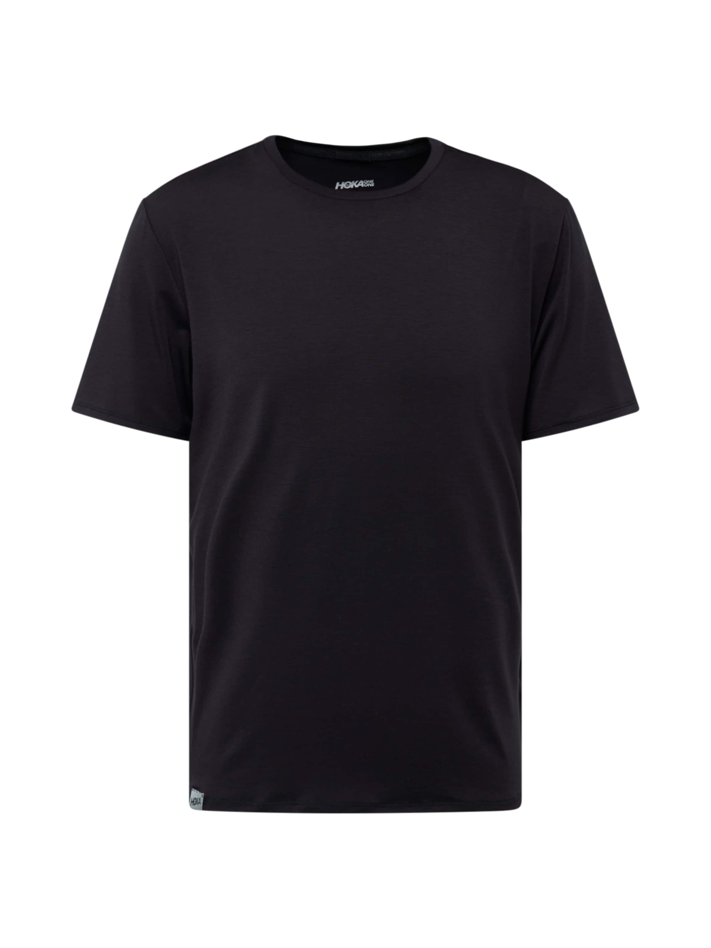HOKA - Camiseta funcional 'ESSENTIAL' en negro: frente