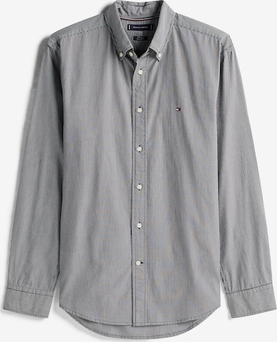 TOMMY HILFIGER Košulja 'Flex' u tamo siva / bijela, Pregled proizvoda