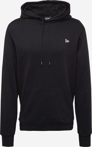 NEW ERA Sweatshirt 'ESSENTLS' in Black: front