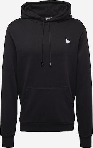 NEW ERA Sweatshirt 'ESSENTLS' in Schwarz: predná strana