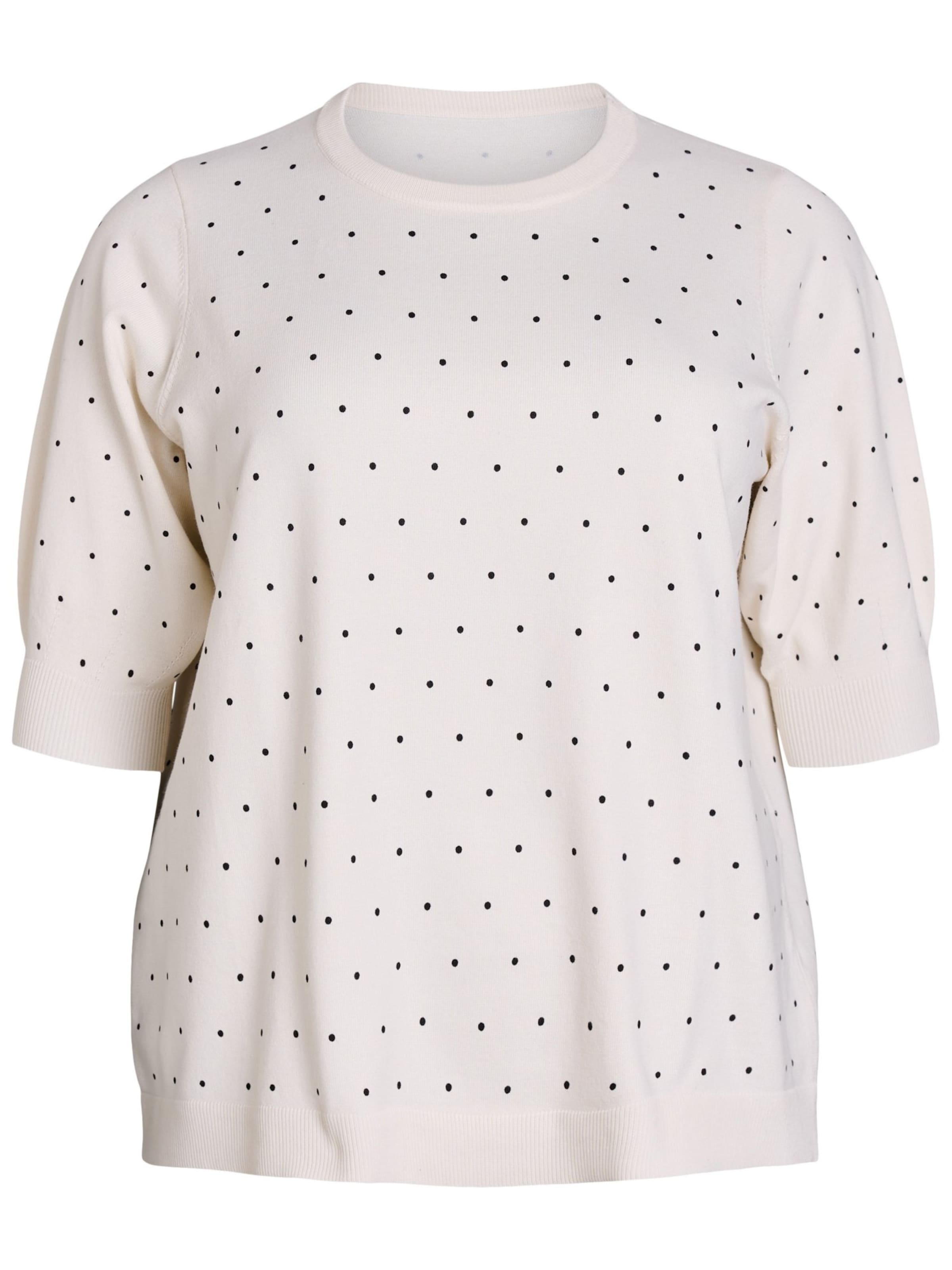 Zizzi Πουλόβερ 'MSanni' σε λευκό: μπροστά