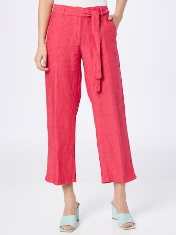 BRAX Regular Trousers with creases 'MAINE S' in Pink: front