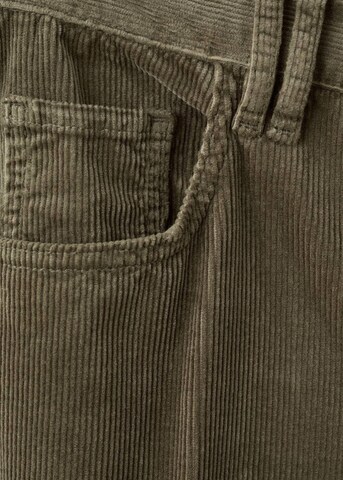 MANGO Wide Leg Hose 'Carmenp' in Grün