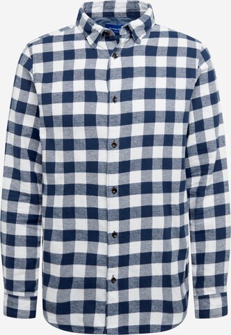 Coupe regular Chemise 'Jan' JACK & JONES en bleu : devant