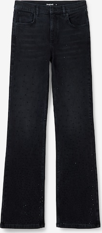 Desigual Flared Jeans in Black: front