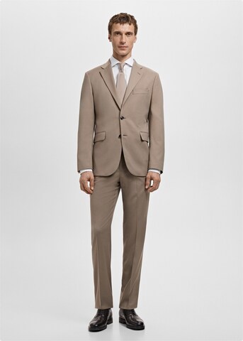 MANGO MAN Slim fit Button Up Shirt 'Emeritol' in White