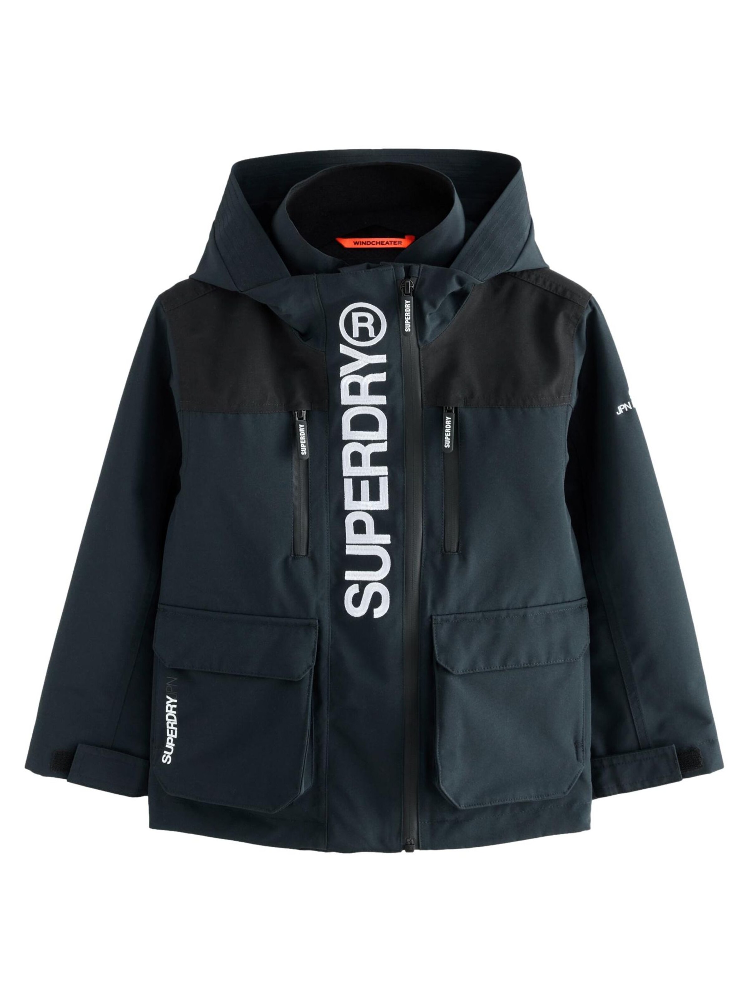 Superdry Kabát - Modrá: predná strana