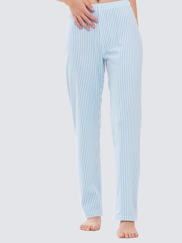 Mey Pajama Pants in Blue: front