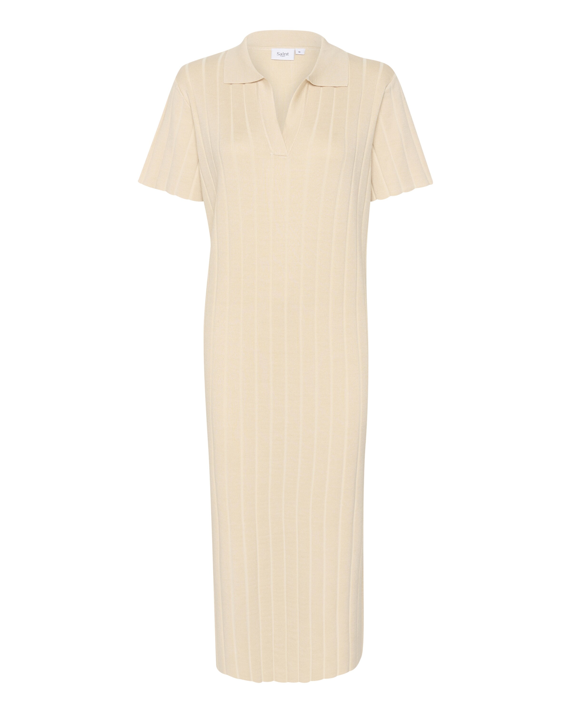 SAINT TROPEZ - Vestido 'Fumiko' em bege: frente