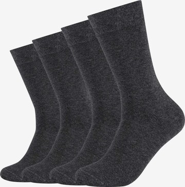 camano Socks in Grey: front