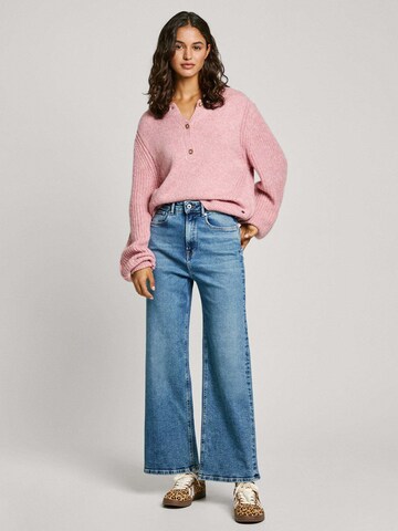 Pepe Jeans - Pierna ancha Vaquero 'Lexa' en azul