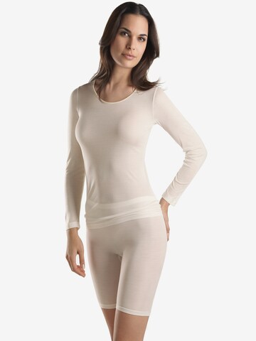 Hanro Onderhemd ' Pure Silk ' in Beige: voorkant