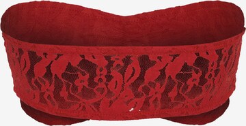 Urban Classics Bandeau Top in Rot