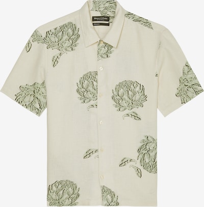 Marc O'Polo Hemd in creme / grün, Produktansicht