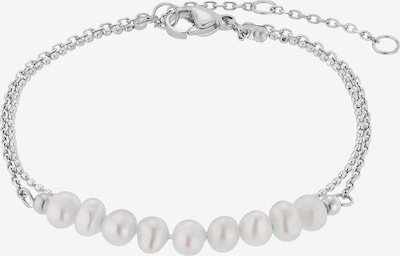 Heideman Bracelet 'Tony' en argent / blanc perle, Vue avec produit