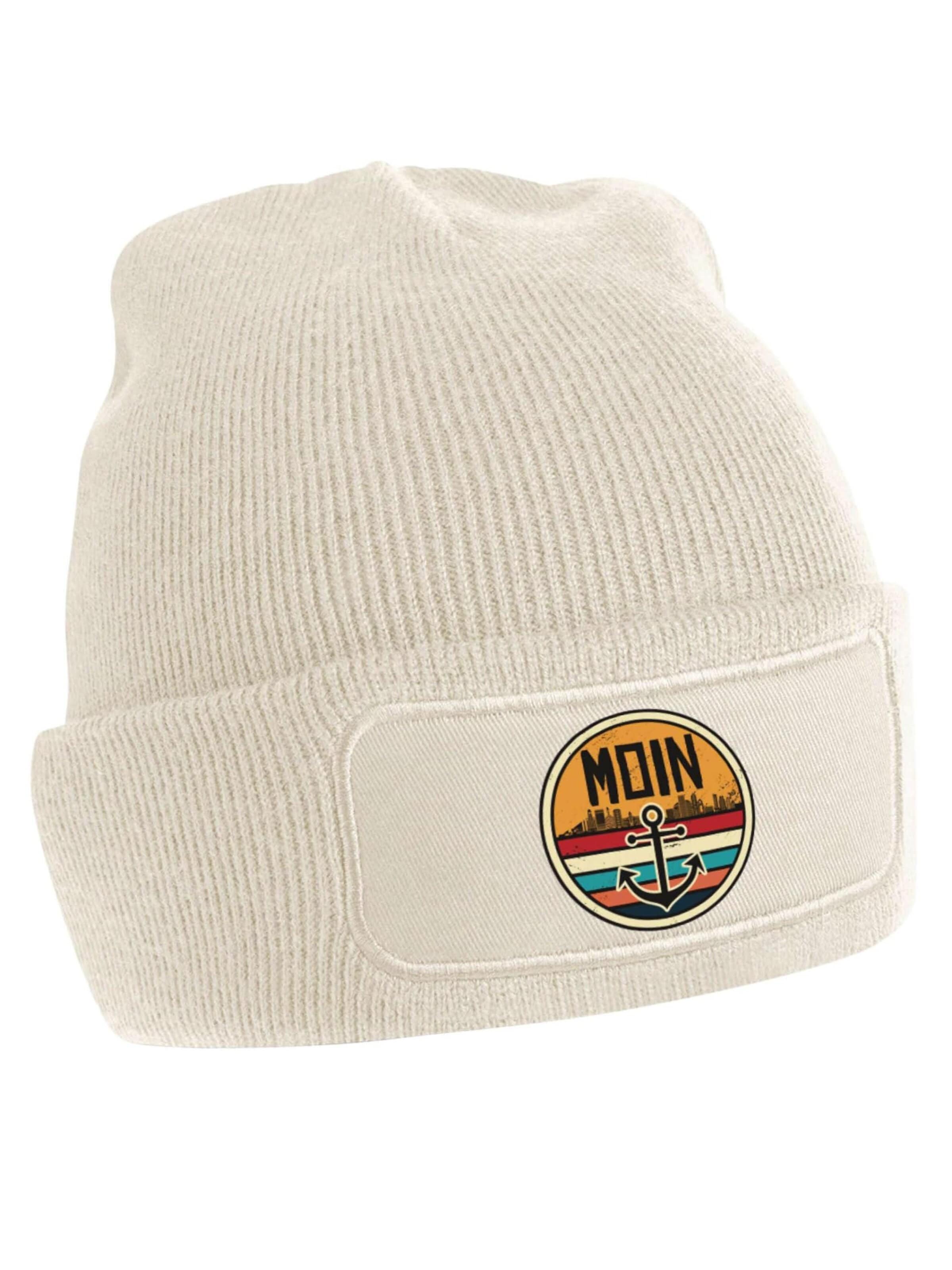 Youth Designz Mütze 'Moin Anker'‌‌‌‌‌‌‌ in Beige