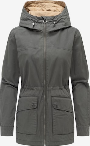 Ragwear Between-Seasons Parka 'Lenoa' in Grey: front