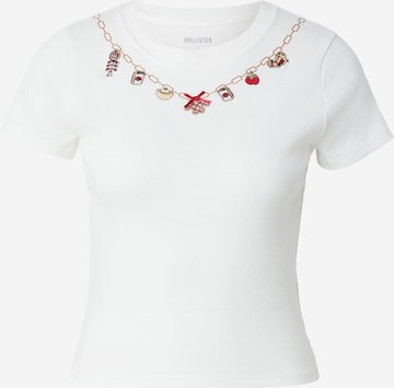 HOLLISTERMajica - bijela boja: prednji dio
