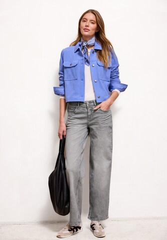 Street One Studio Loosefit Jeans in Grau: Vorderseite