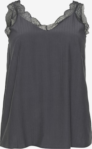 Chemisier 'KC Jakobine' KAFFE CURVE en gris : devant