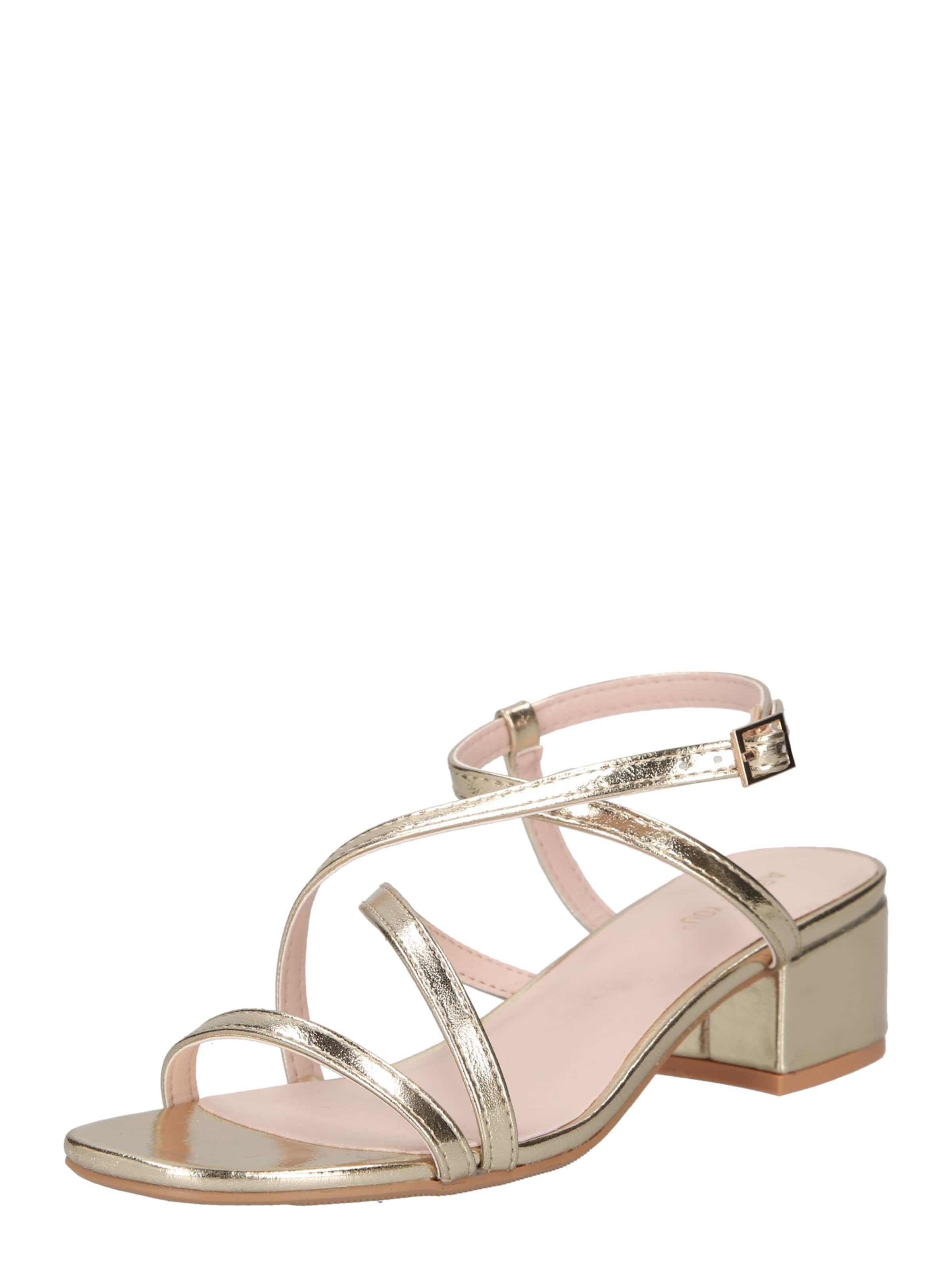 ABOUT YOU Σανδάλι 'Amanda' σε χρυσό: μπροστά