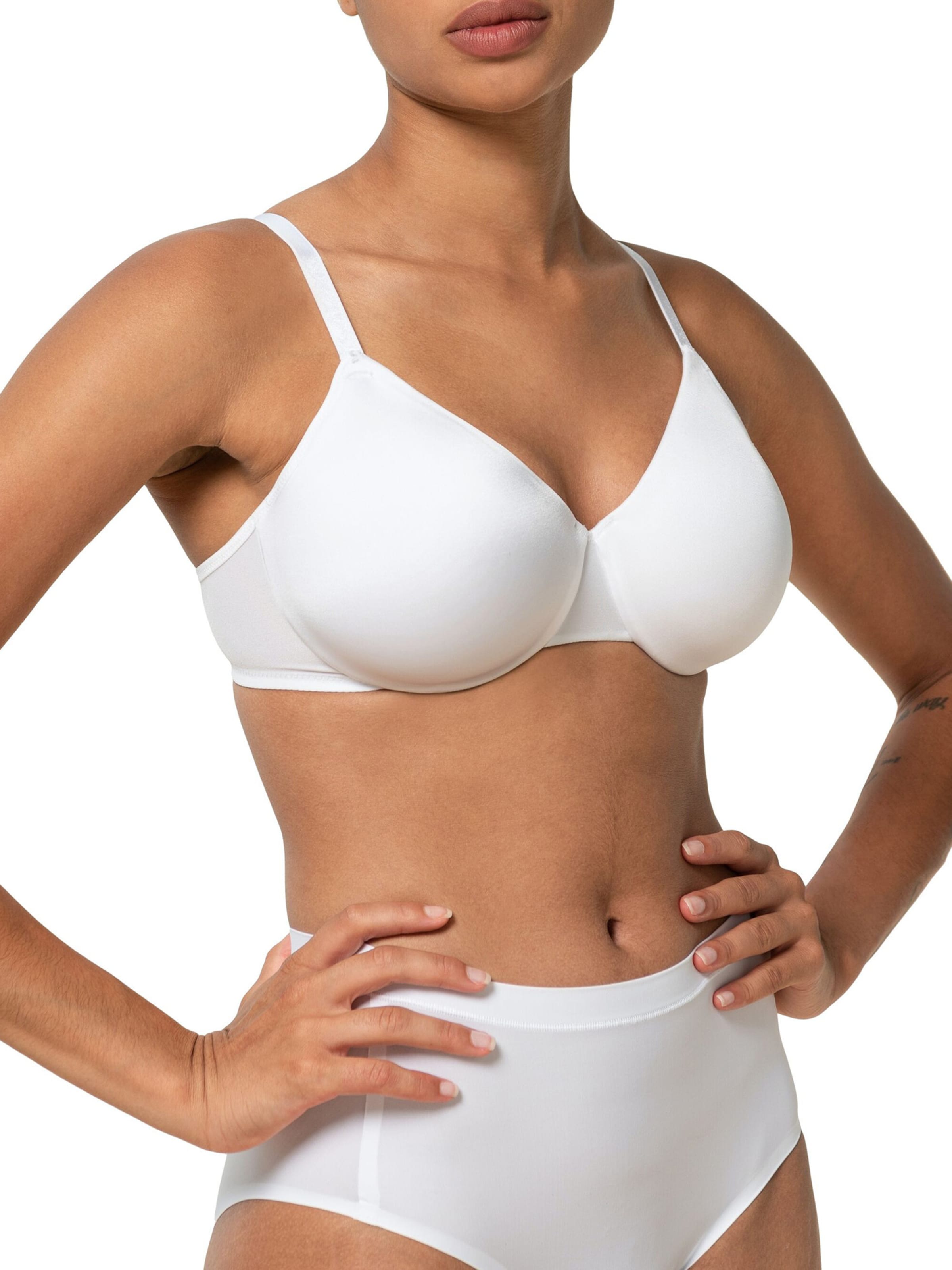 TRIUMPH T-shirt BH ' Soft Sensation ' in Wit