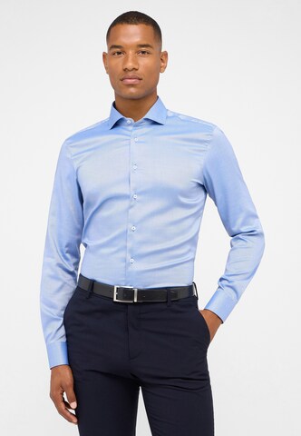 ETERNA Slim fit Business shirt in Blue: front