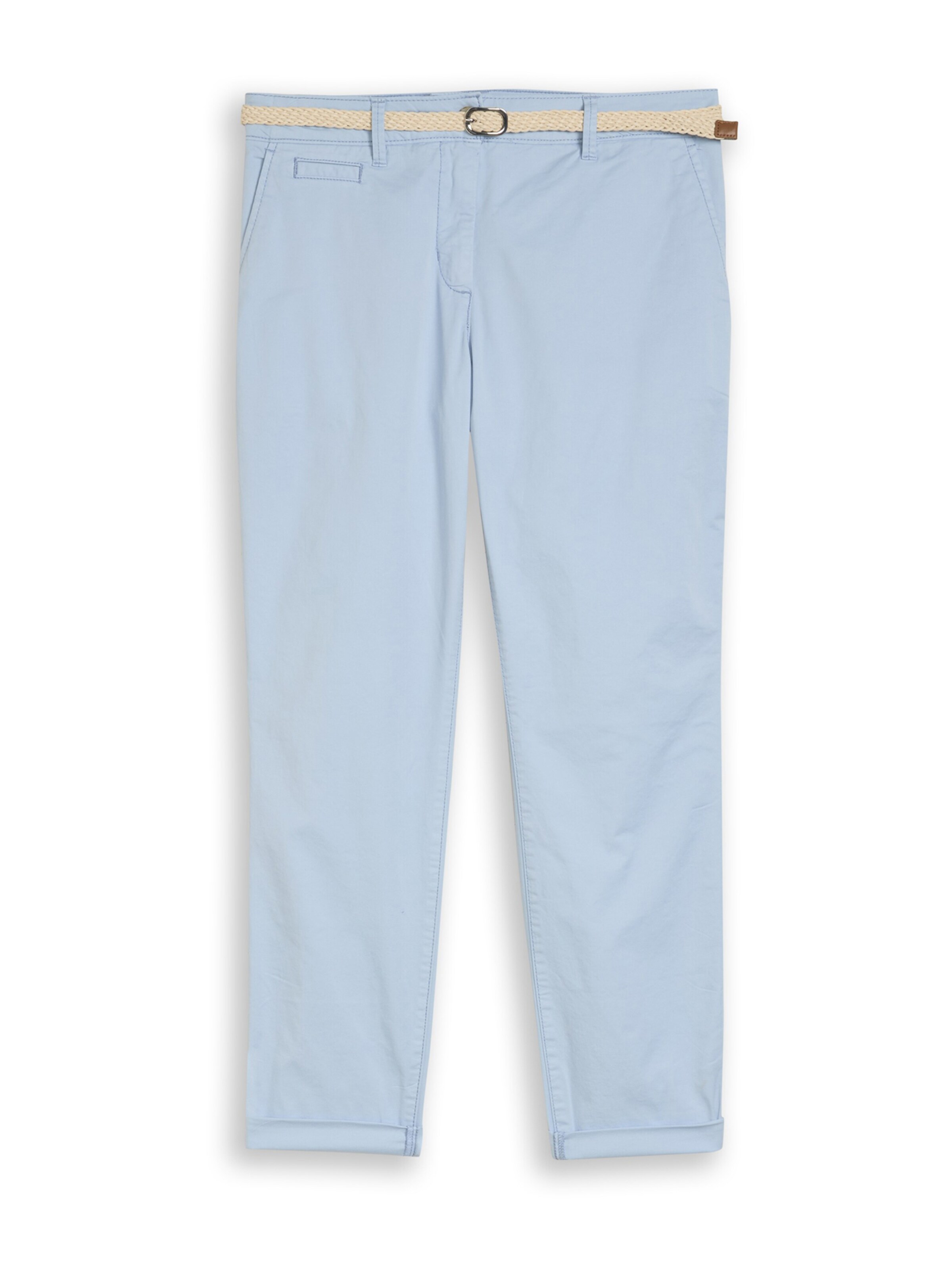 Pantalon chino TOM TAILOR en bleu : devant