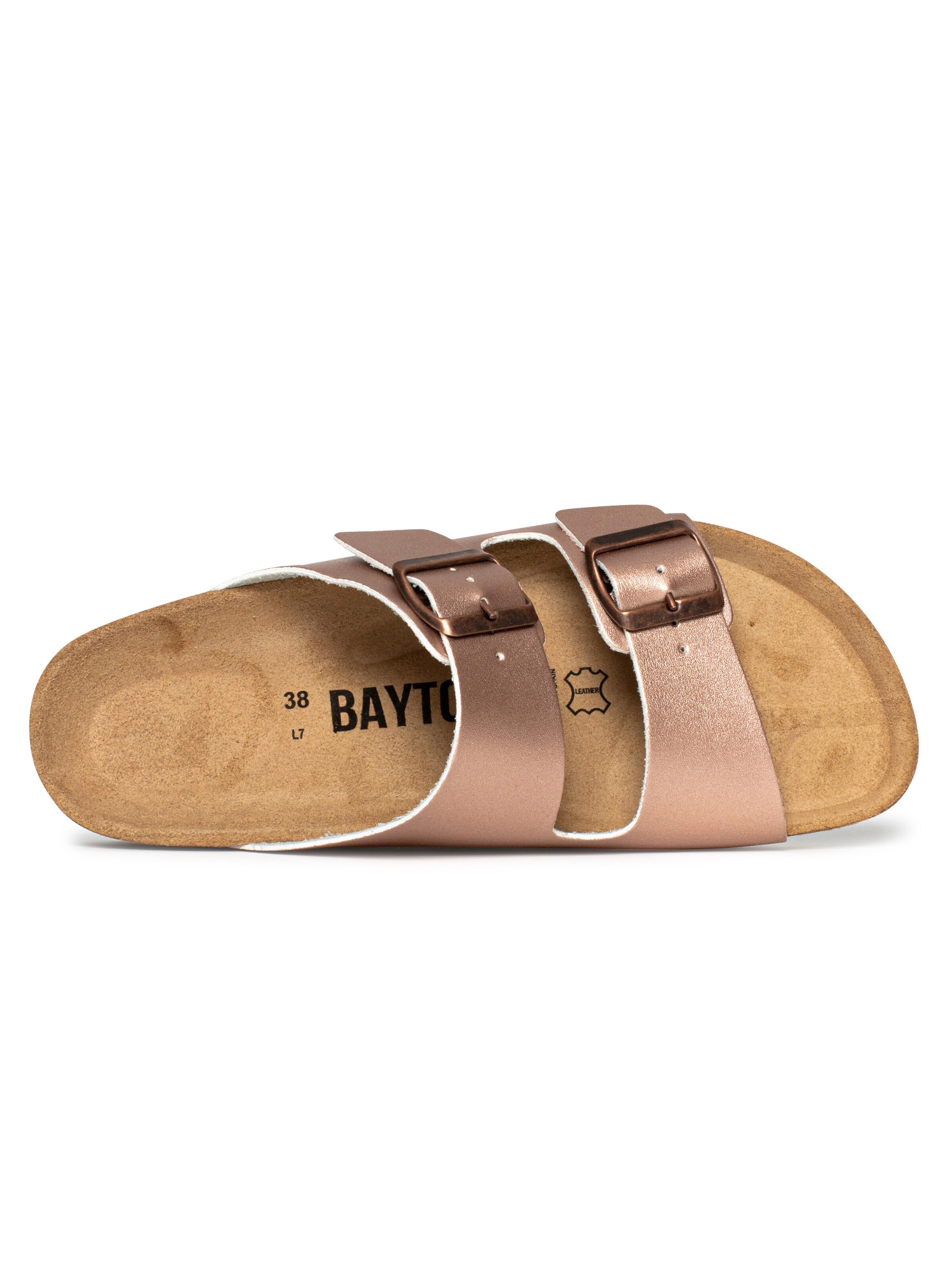 Bayton Klapki 'Atlas' w kolorze brąz