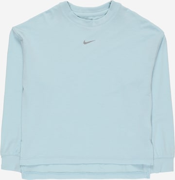 NIKE Functioneel shirt in Blauw: voorkant