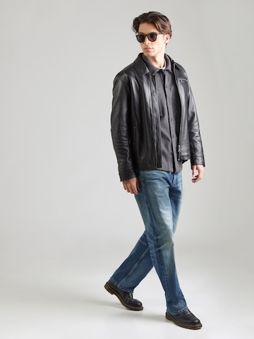 Kronstadt Comfort fit Button Up Shirt 'Rowe' in Grey