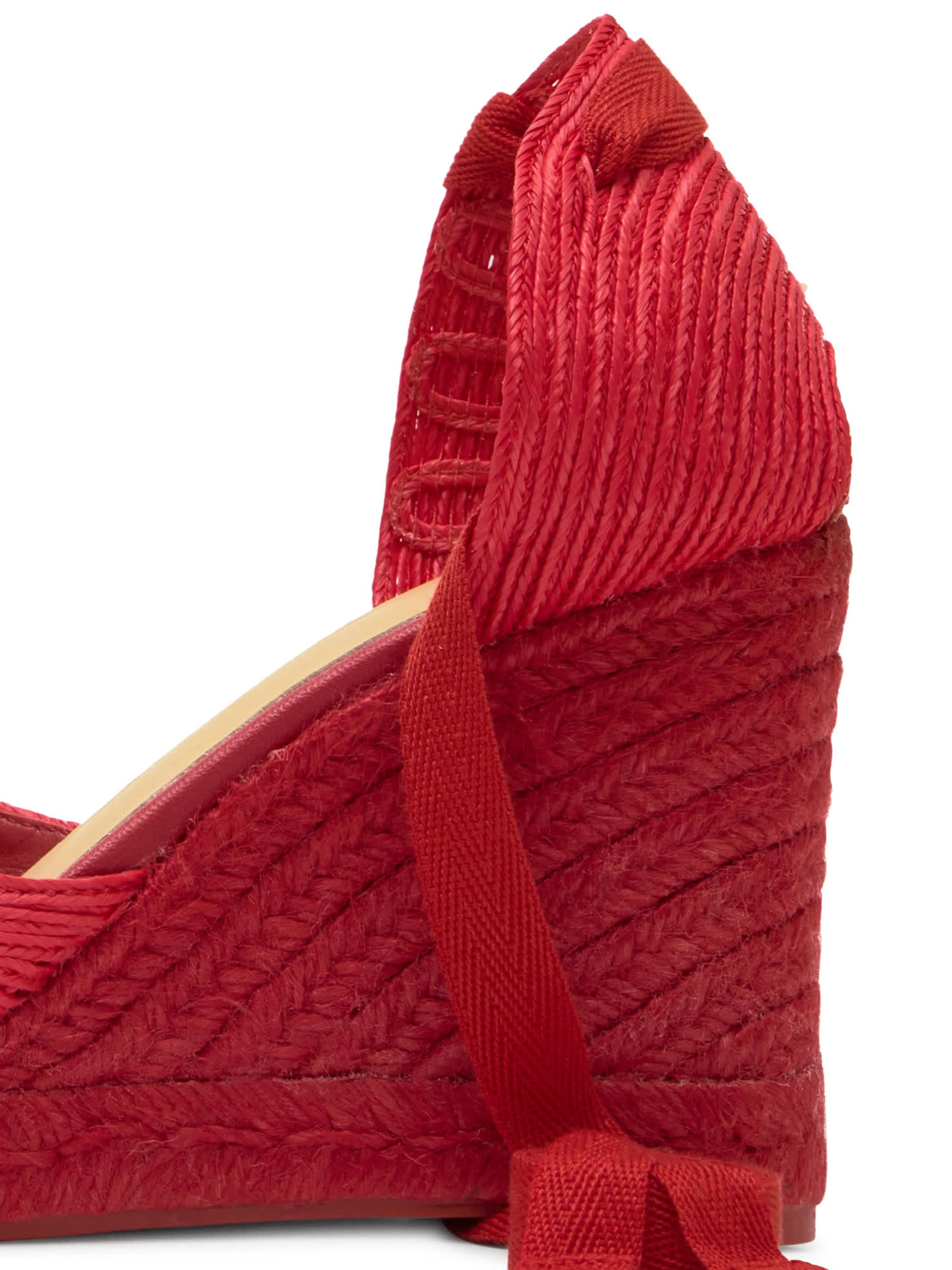 Castañer Espadrilky 'Cacia' - Červená