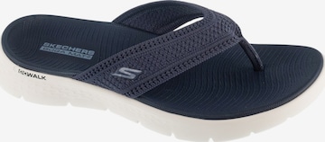 SKECHERS Zehentrenner 'Skechers Go Walk Flex Sandal - Holly' in Blau: Vorderseite