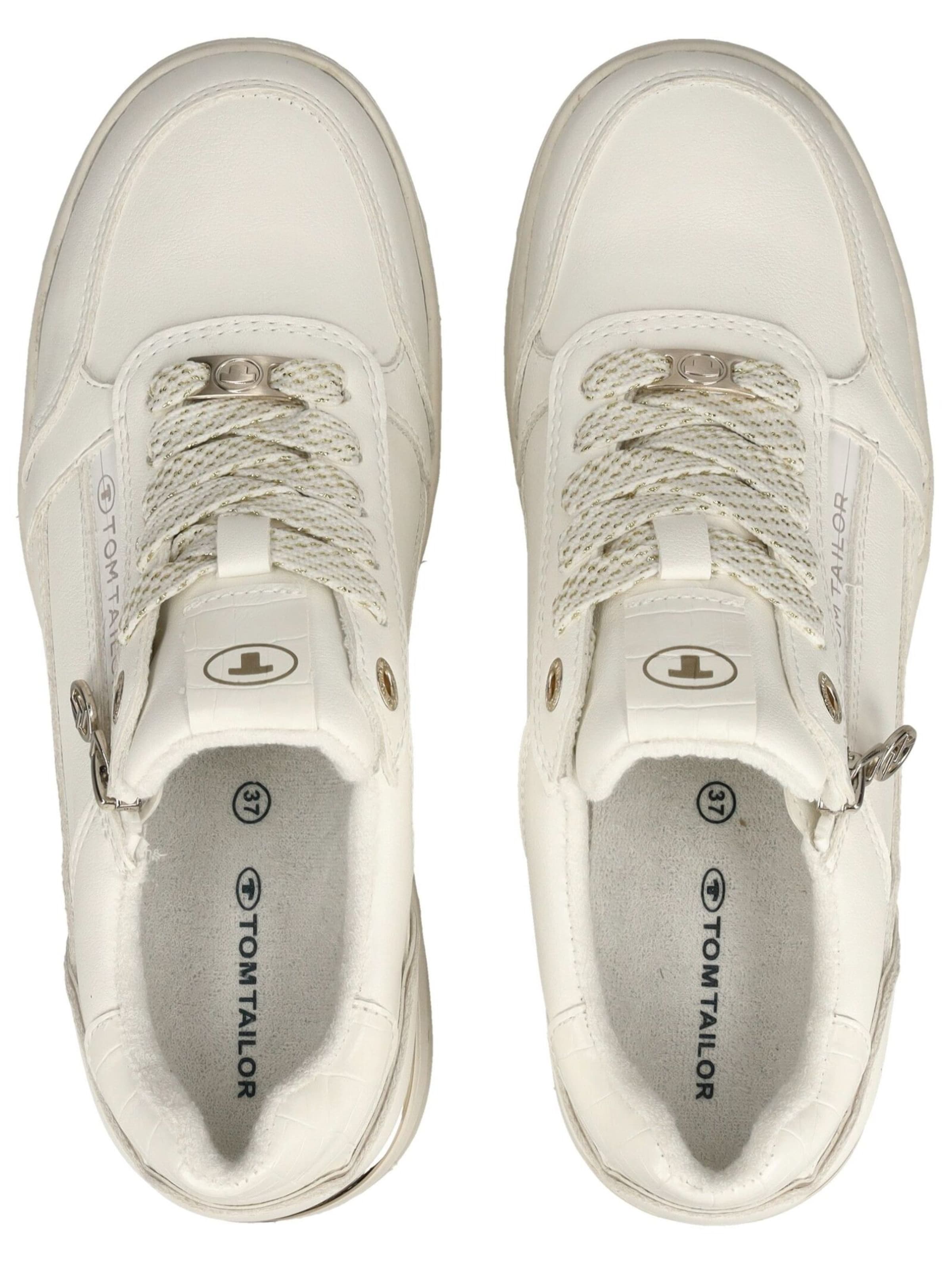 Baskets basses TOM TAILOR en blanc