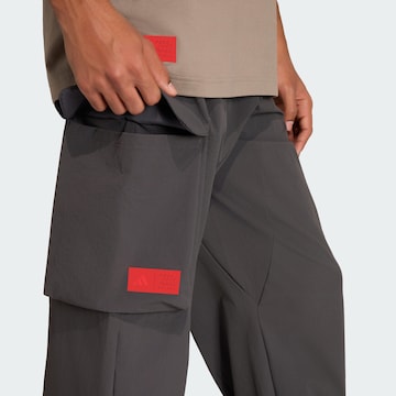 ADIDAS PERFORMANCE Tapered Workout Pants 'AU EF' in Black