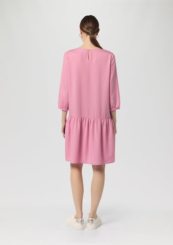 comma casual identity Jurk in Roze: terug