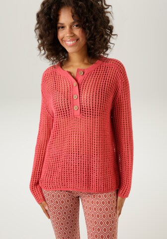 Aniston CASUAL Pullover in Pink: predná strana